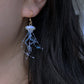 Jellyfish Pearl Earrings – Handmade Baroque Pearl Ocean Jewelry, Unique Sea-Inspired Earrings, Statement Earrings for Mermaid Lovers