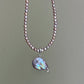 Ocean Whispers Baroque Pearl Whale Necklace Pendant | Unique Handmade Gift for her clip-on necklace charm  Dolphin necklace coastle style