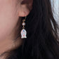 Unique Baroque Pearl Earrings with Zircon Earring  Rocky Fish Dangle Earring Elegant Dainty Pearl Earrings Gift Friendship gift