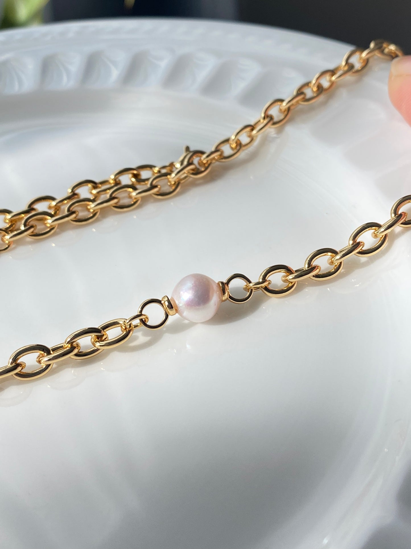 Natural Cherry Blossom Pink AKOYA sea pearl chocker multiple use necklace-anniversary gift,gift for her