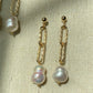 Natural baroque pearls 8 baroque dangle drop earring