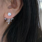 Convertible Pearl Firework Earrings 2 in 1 Sparkling Detachable Studs