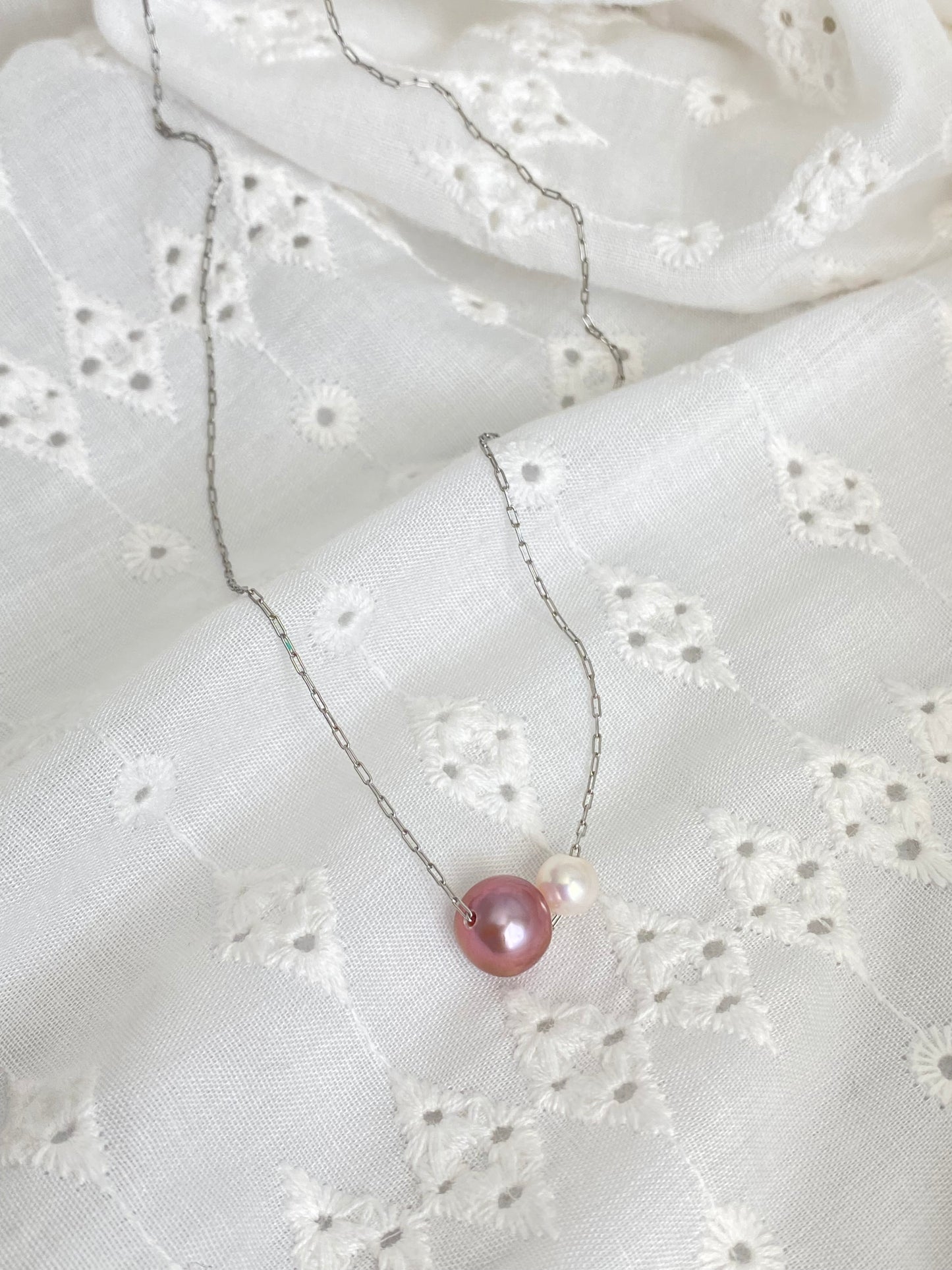 Damson Double pearl Necklace