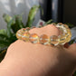 10MM Natural smooth round citrine Bead Bracelet | Wealth Attraction & Positivity | Energizing Jewelry