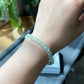 Natural nice clear faceted cut Prehnite shinning bead bracelet,gemstone bracelet (grape stone）