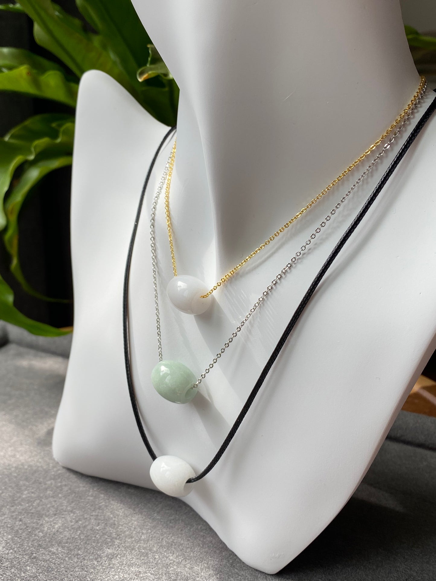 AAA  Natural BIYU Hetian Jade barrel bead Nephrite bead Lucky bead Necklace,gift for her,gift for him,christmas gift