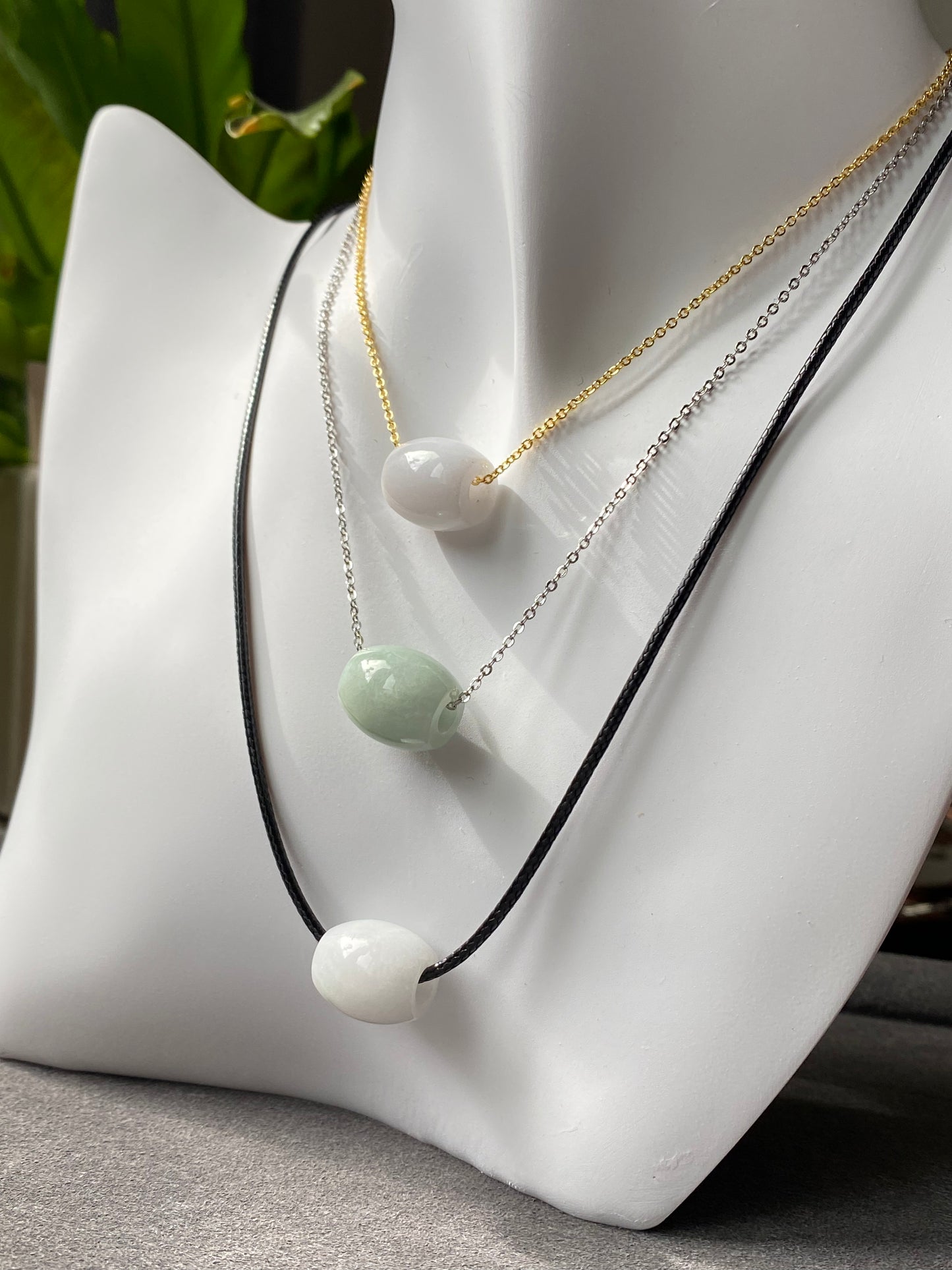 AAA  Natural BIYU Hetian Jade barrel bead Nephrite bead Lucky bead Necklace,gift for her,gift for him,christmas gift