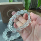 AAA Grade Natural Loaf Sugar cube shape White Crystal Rock crystal White Qaurtz Bead Bracelet