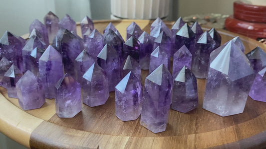 AAA High Quality Amethyst Crystal Point, Amethyst Tower, Amethyst Generator