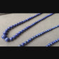 Natural Lazurite Lapis Lazuli Deep Blue less white Mixed size Bead Healing Crystal Necklace  4.7-13.5MM