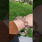 AAAA+ Natural super clear Rutilated Quartz，silky Rutilated smooth round bead bracelet gift for her, gift for mom
