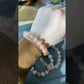 Rare High Grade Natural Sakura Agate,Cherry Blossom Flower Agate Round Bead  bracelet,Valentine's Day Gift