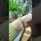 Natural Rainbow Rutilated Quartz,Rabbit Hair Crystal Round beaded Bracelet 7mm