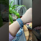 AAAAA Grade Natural blue Kyanite outer space bead bracelet, gift for her, gift for him 5mm,5mm+