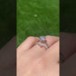 Certificated 2.0 ct. Champagne Moissanite Sterling silver everyday ring wedding ring with box,gift for her,anniversary gift