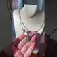 Natural Freshwater super shinning Purple Pink Baroque Pearls Mid-century  Queen Pendants Necklace,gift for her,gift for Princess