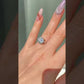 Brilliant Round Moissanite 5CT. certified sterling silver wedding ring,statement ring,Groomsman gifts,Bridesmaid Gifts,box link