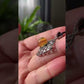 Genuine Natural Dominican Amber High Rare Grade Smooth Round Sterling silver setting,  Victorian Chrome Hearts Mid-century Style Necklace