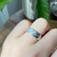 Certificated 1.0 ct. Moissanite Lozenge Sterling silver everyday ring wedding ring  with box
