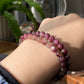 Natural Ruby Red Tourmaline, Pink Tourmaline 6mm-7mm Beaded Bracelet,wholesale price