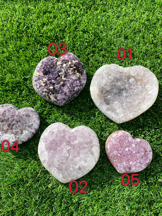 Big Size Natural RARE Amethyst Raw Rock Heart Crystal Quartz Meditation Healing,Druzy Agate Heart Shape Stone,Valentine's Day Gift