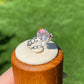 2ct. Champagne Moissanite Ring, Champagne Solitaire Ring, Round Moissanite Ring, Moissanite Engagement Ring,  hollow out Heart gift for her