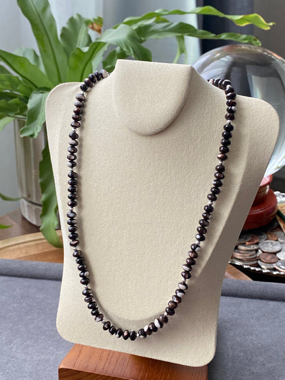 Mother of pearls color block black and white multiple use Necklace,handmade necklace