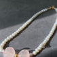 Natural AAA high quality Rose quartz cuty puffy heart shape,bow Freshwater pearls,Valentine's gift, gift for her,Love and relationships