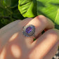 AAA grade Amethyst sterling silver vintage ring