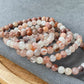 Natural Rainbow Rutilated Quartz,Rabbit Hair Crystal Round beaded Bracelet 7mm