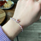 Natural Premium AAA+ freshwater baroque multiple Metal purple pink color rice shape Handmade Bracelet,Bridesmaids Gifts, Gift For Her, Birthday Gift