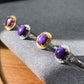 Natural South Africa Purple  Pink Sugilite Sterling Silver Adjustable Ring，Gift for her, Bridesmaid Gifts