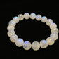 India TOP AAAAA grade Mermaid illuminate fire nature rainbow moonstone bead bracelet Labradorite
