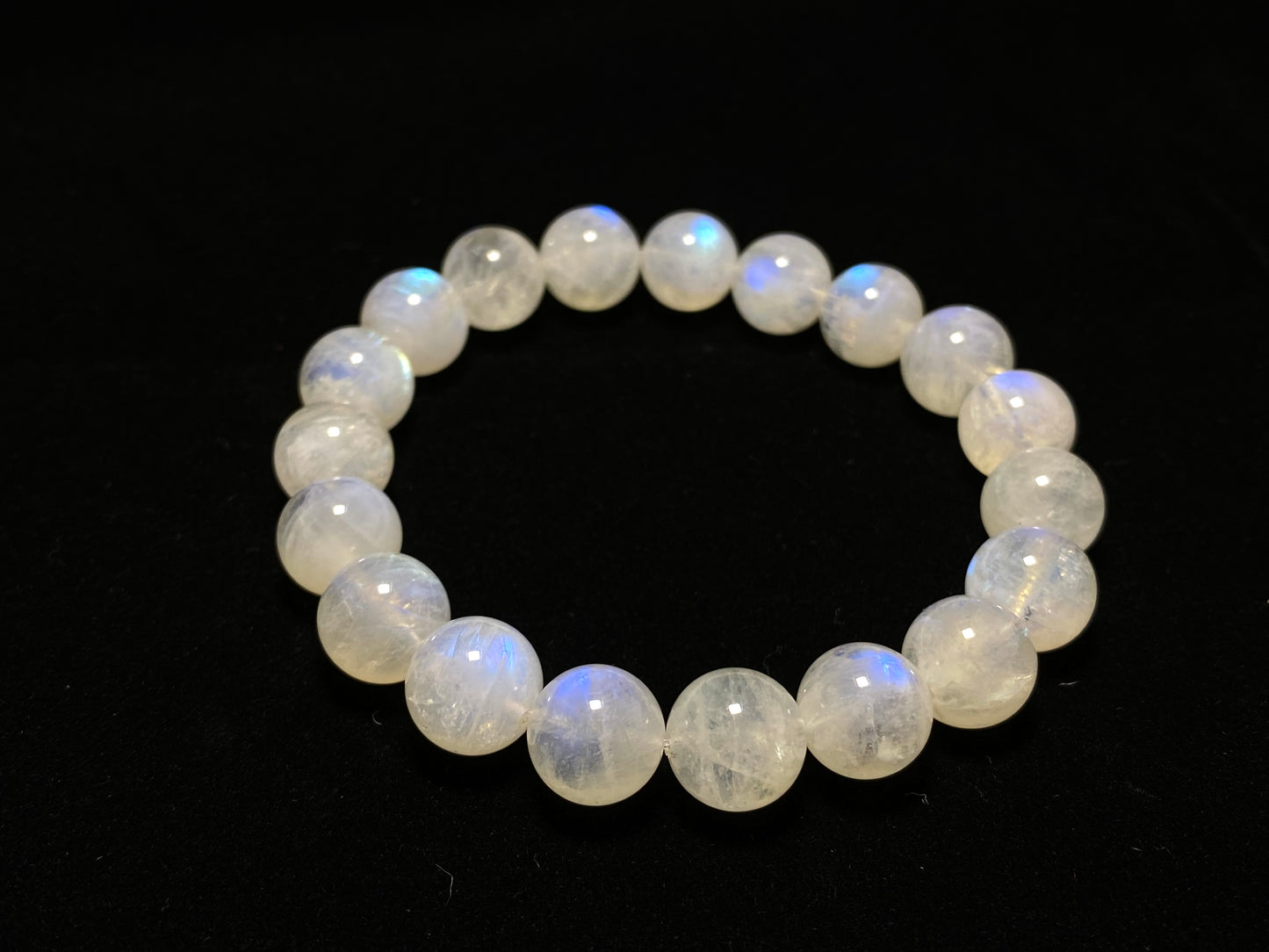 India TOP AAAAA grade Mermaid illuminate fire nature rainbow moonstone bead bracelet Labradorite