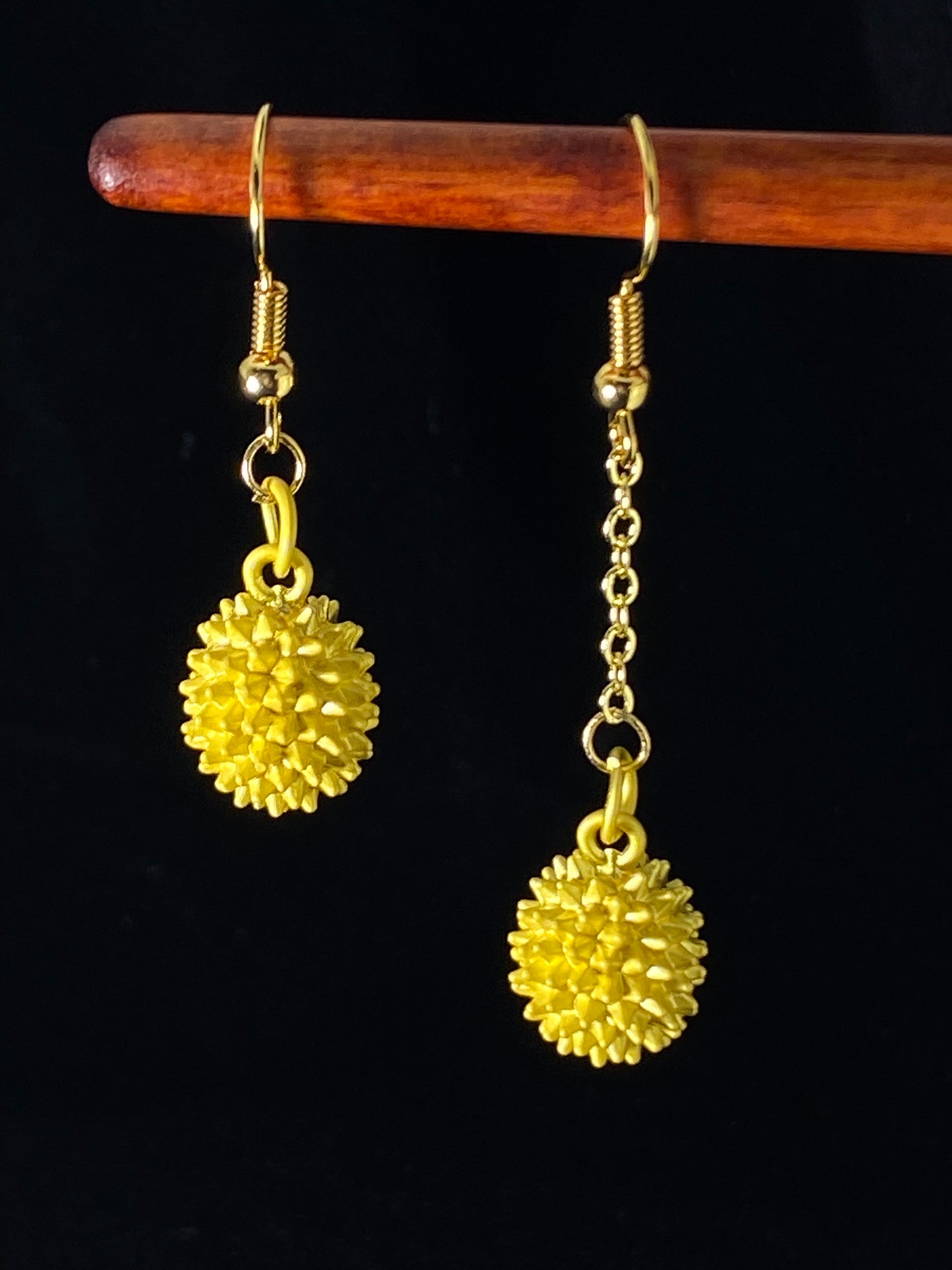 handmade only for you durian 14k gold filled earring