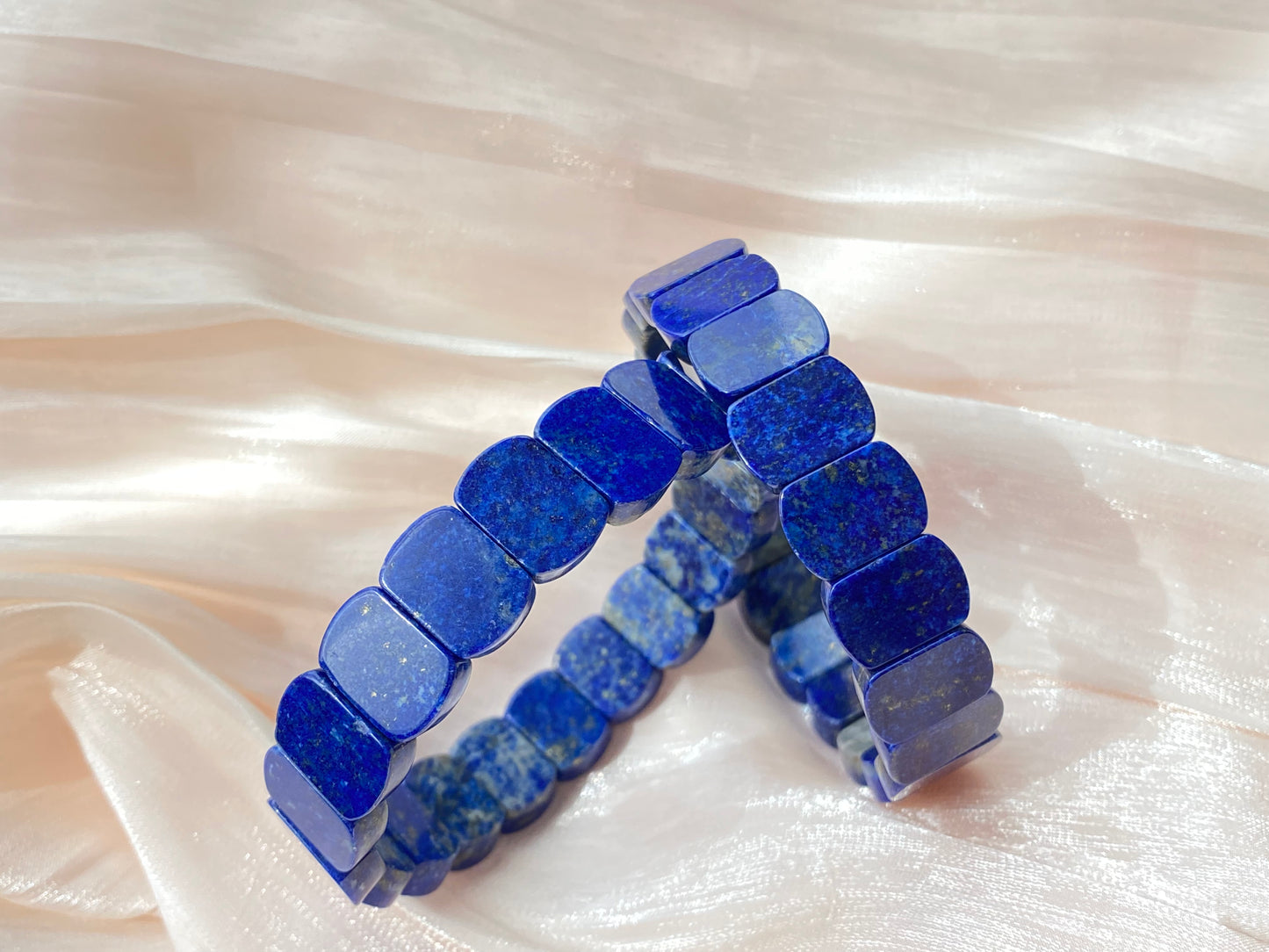 AAAA Natural Lapis Lazuli gemstone oval shape wide bracelet Energy Protection Meditation Spiritual