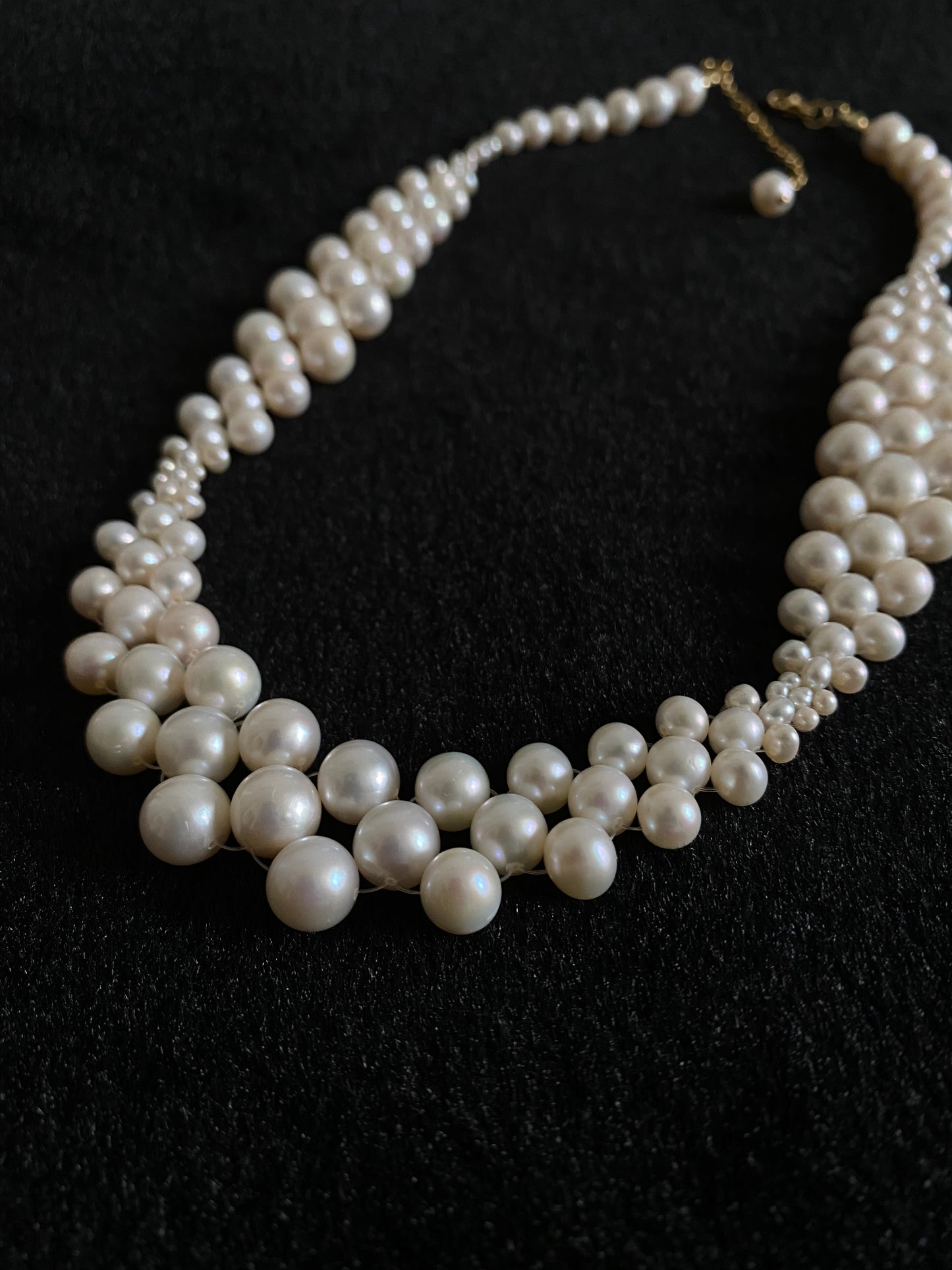 Natural Freshwater pearls The stars wedding  Necklace,personized Necklace, choker,Bridesmaid Gifts,wedding gift