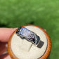 Certificated 1.0 ct. Moissanite Lozenge Sterling silver everyday ring wedding ring  with box
