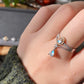 Top Gem Grade India Rainbow moonstone Sterling silver adjustable Ring,gift for her,statement ring