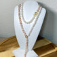 multiple way to wear natural fresh water pearls bead necklace long pendant necklack