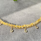 wealthy and Protect Natural Gold Titanium crystal,Golden Rutilated Quartz, 14K gold filled zircon crystal double wrap Bracelet, Valentine's gift