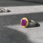 Natural South Africa Purple  Pink Sugilite Sterling Silver Adjustable Ring，Gift for her, Bridesmaid Gifts