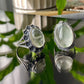 Natural Polished Libyan Desert Glass,Libyan Gold Tektite Sterling silver Mid Century Modern Vintage setting Oval shape Adjustable Ring
