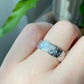 Certificated 1.0 ct. Moissanite Lozenge Sterling silver everyday ring wedding ring  with box