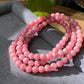 Top High Grade Ice Rhodochrosite,Less white more clear Rainbow cat eye fire smooth round Bracelet