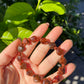 Natural Red Copper Rutilated Quartz Full of rutilated heart shape bead bracelet 12mm