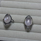 Love in PinK Natural Rose Quart Crystal setting on Sterling silver vintage ring