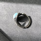 Genuine Natural Larimar Raw Larimar statement gemstone oval shape women men ring