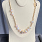 Natural Freshwater pearls baroque stone lotus ins style handmade Necklace, gift for her