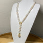 multiple way to wear natural fresh water pearls bead necklace long pendant necklack